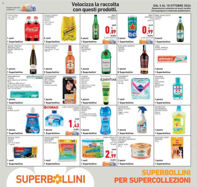 Nuovo volantino Conad dal 07/10