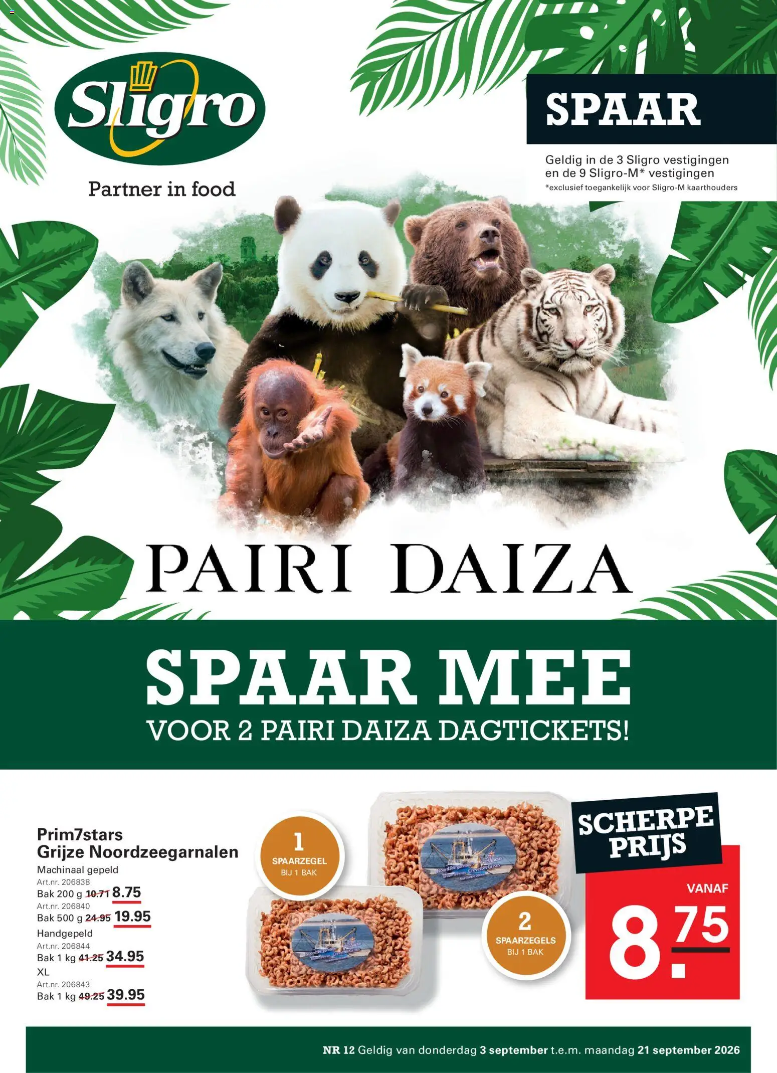 Voorbeeld van Sligro folder Spaar van winkel Sligro geldig vanaf 03/09/2026