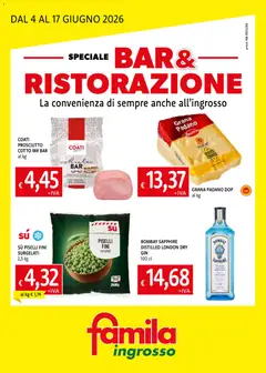 Anteprima dell'opuscolo Famila volantino Bar & Ristorazione dal negozio Famila valido da 04/06/2026