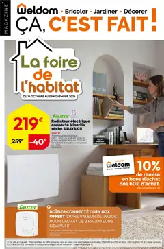 Prévisualisation de Weldom catalogue du magasin Weldom formulaire valide 14/10/2026
