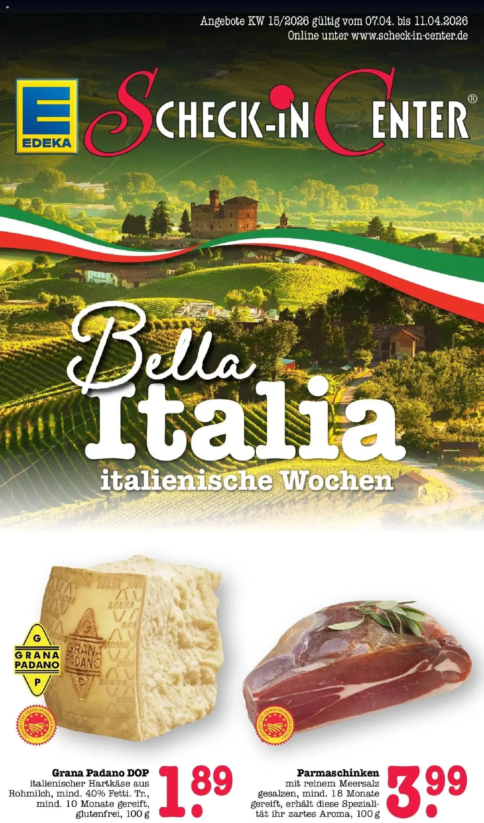 Vorschau von dem Prospekt des Geschäftes E center, gültig ab dem 05.04.2026 - Grana Padano