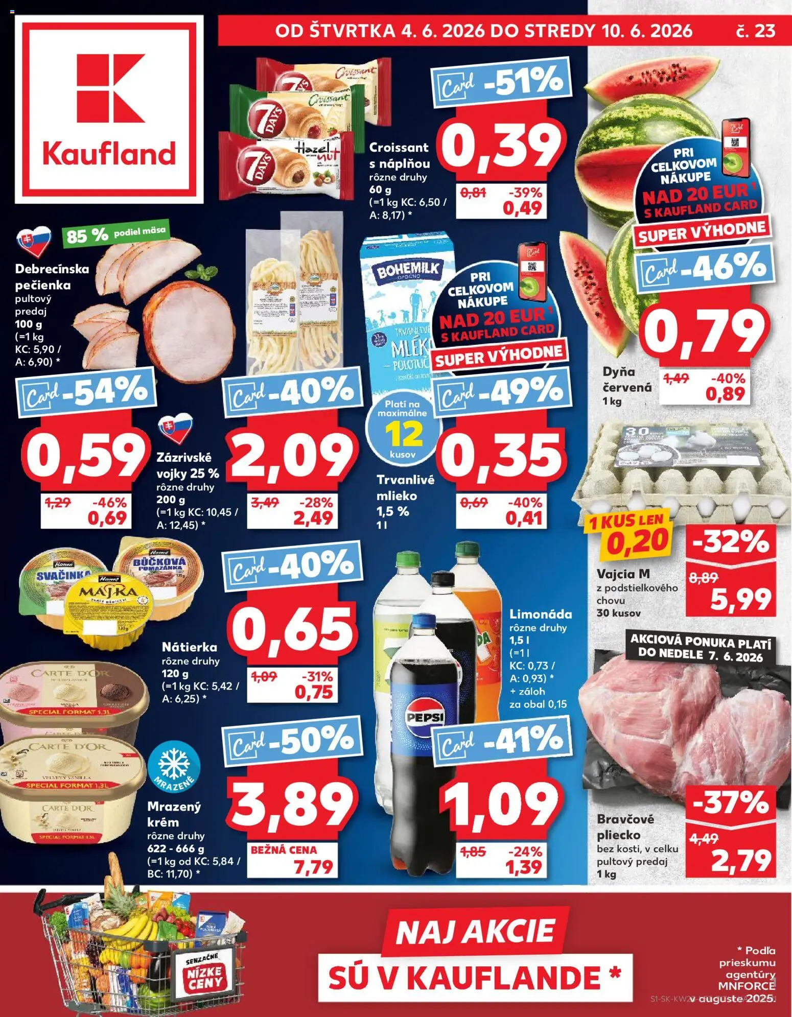 Náhľad Kaufland letáku platného od 04.06.2026