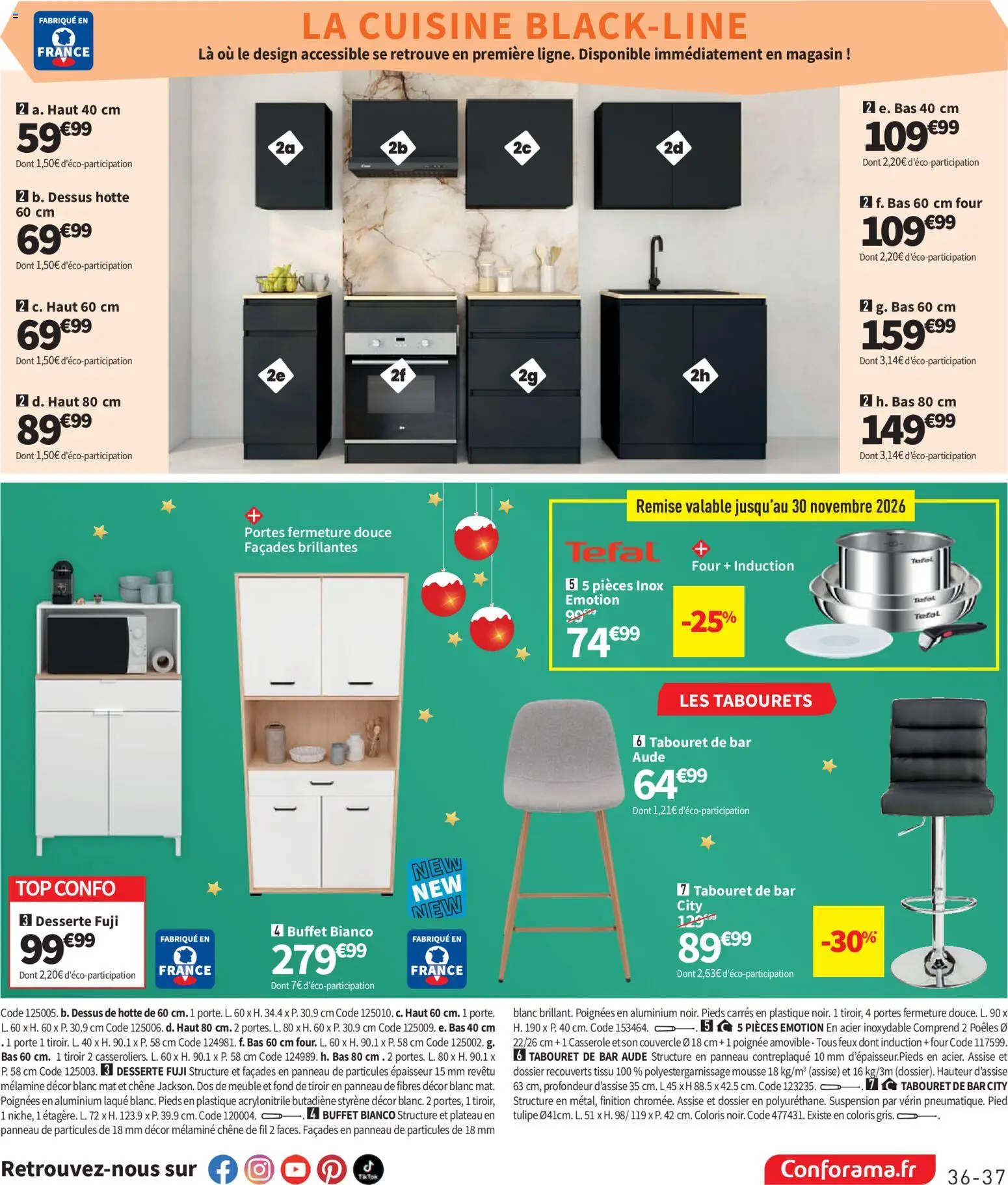 Prévisualisation de Conforama catalogue du magasin Conforama formulaire valide 27/10/2026