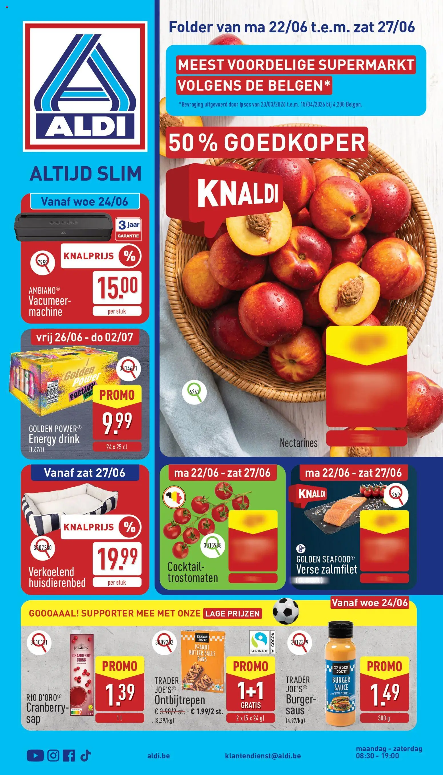 Voorbeeld van Aldi Folder week 26 van winkel Aldi geldig vanaf 22/06/2026