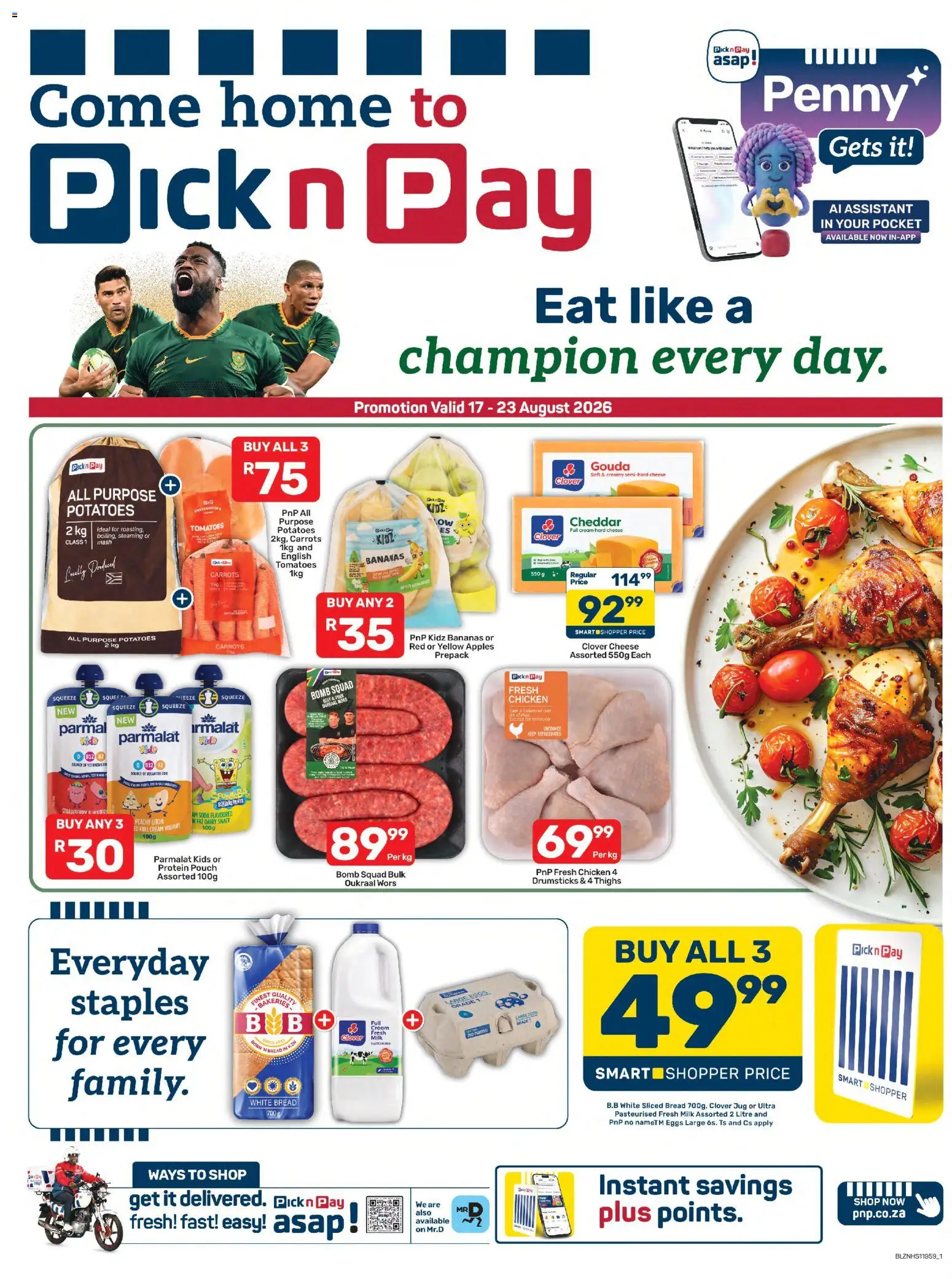 Preview of Pick n Pay flyer valid from 17/08/2026
