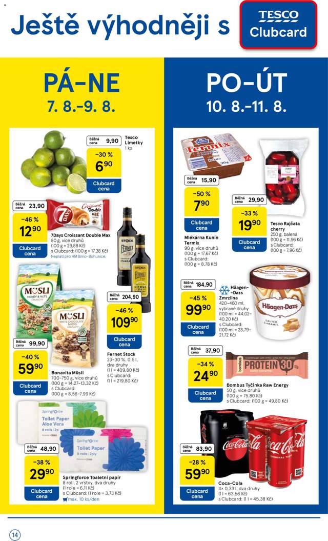 Nový Tesco leták od 05.08.
