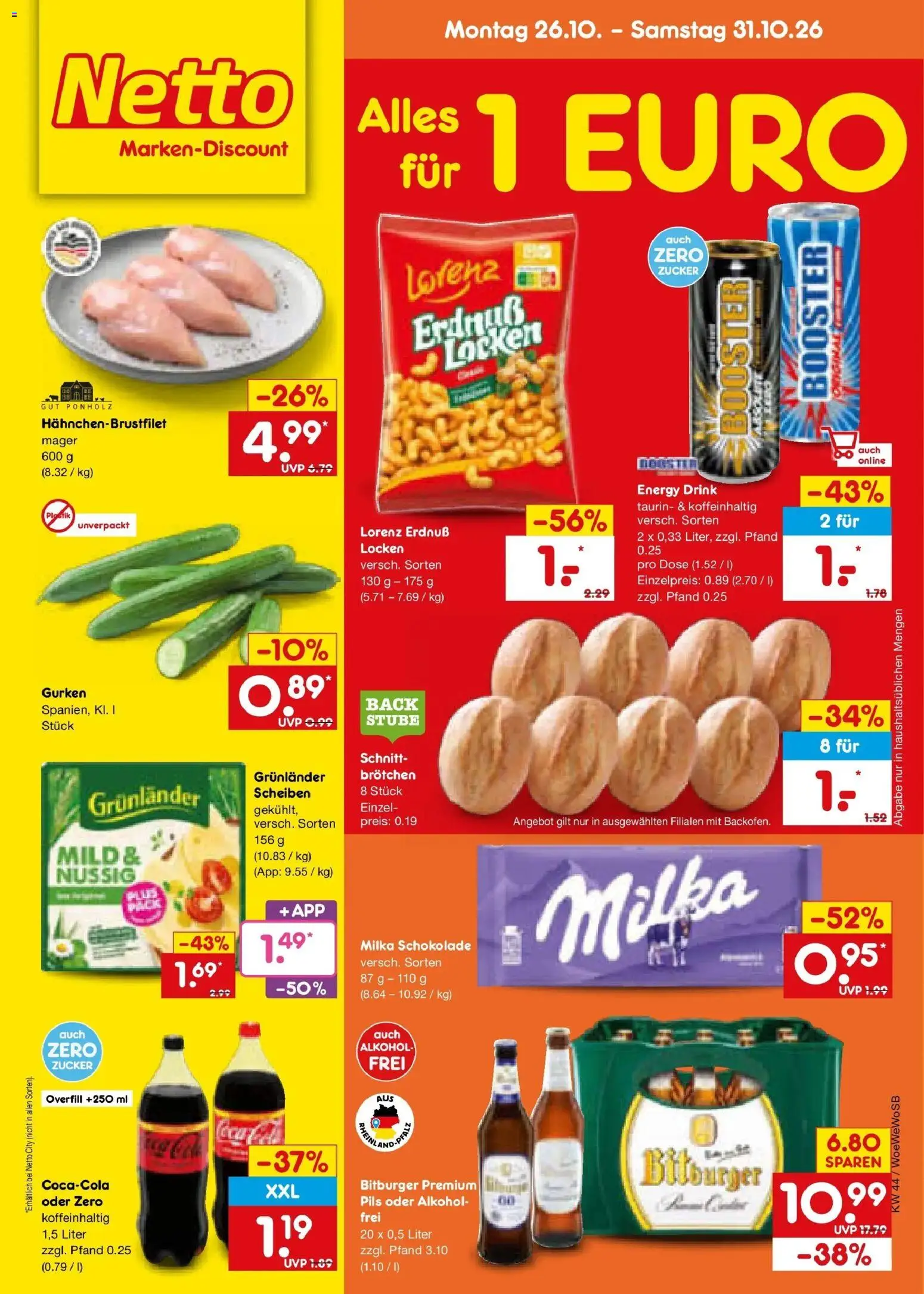 Vorschau von dem Prospekt des Geschäftes Netto Marken-Discount, gültig ab dem 26.10.2026