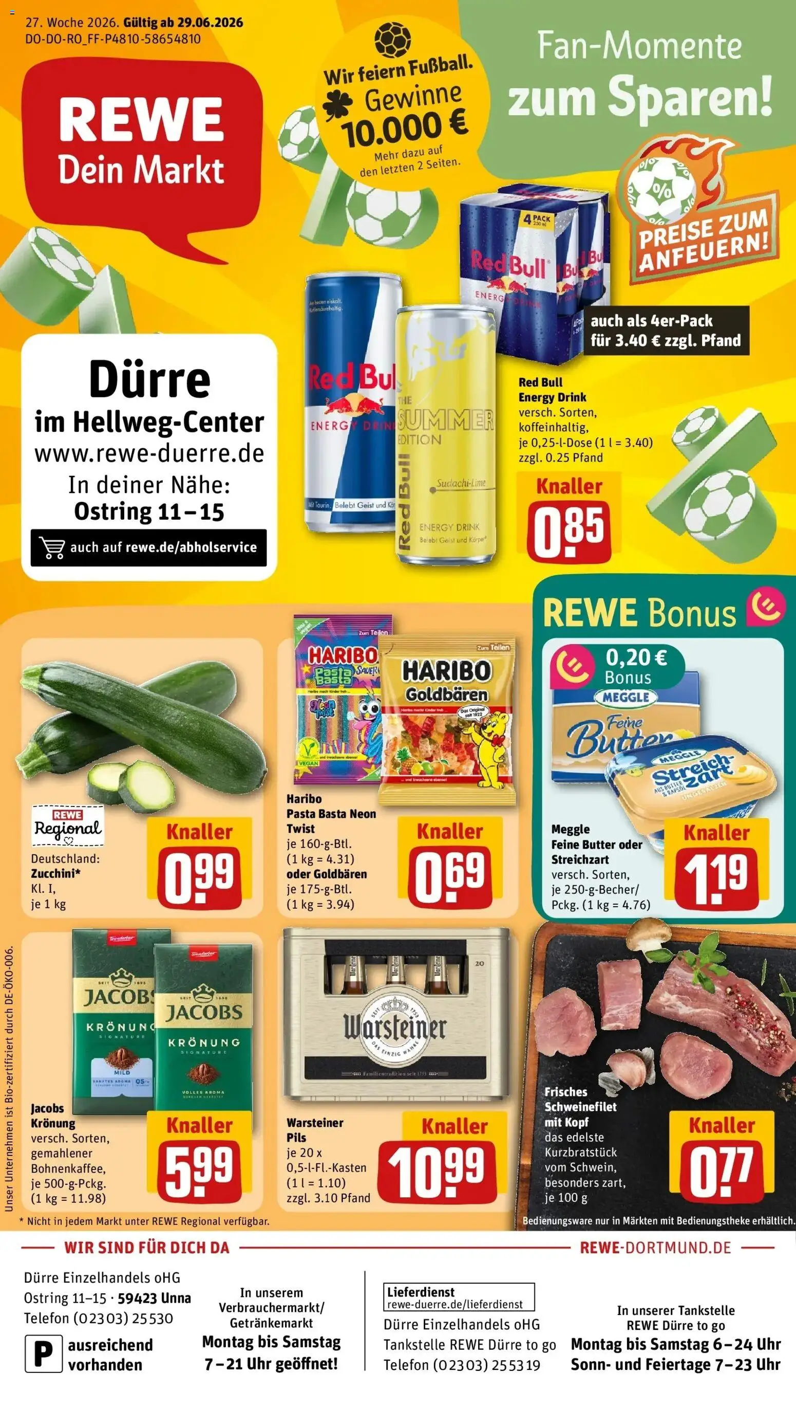 Vorschau von dem Prospekt des Geschäftes Rewe, gültig ab dem 29.06.2026