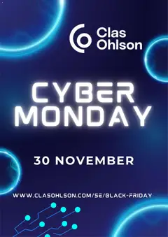 Förhandsgranska reklamblad Clas Ohlson - Cyber Monday förhandsinformation från butik Clas Ohlson gäller från 20/10/2026