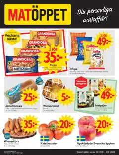 Förhandsgranska reklamblad Matöppet erbjudanden från butik Matöppet gäller från 31/08/2026