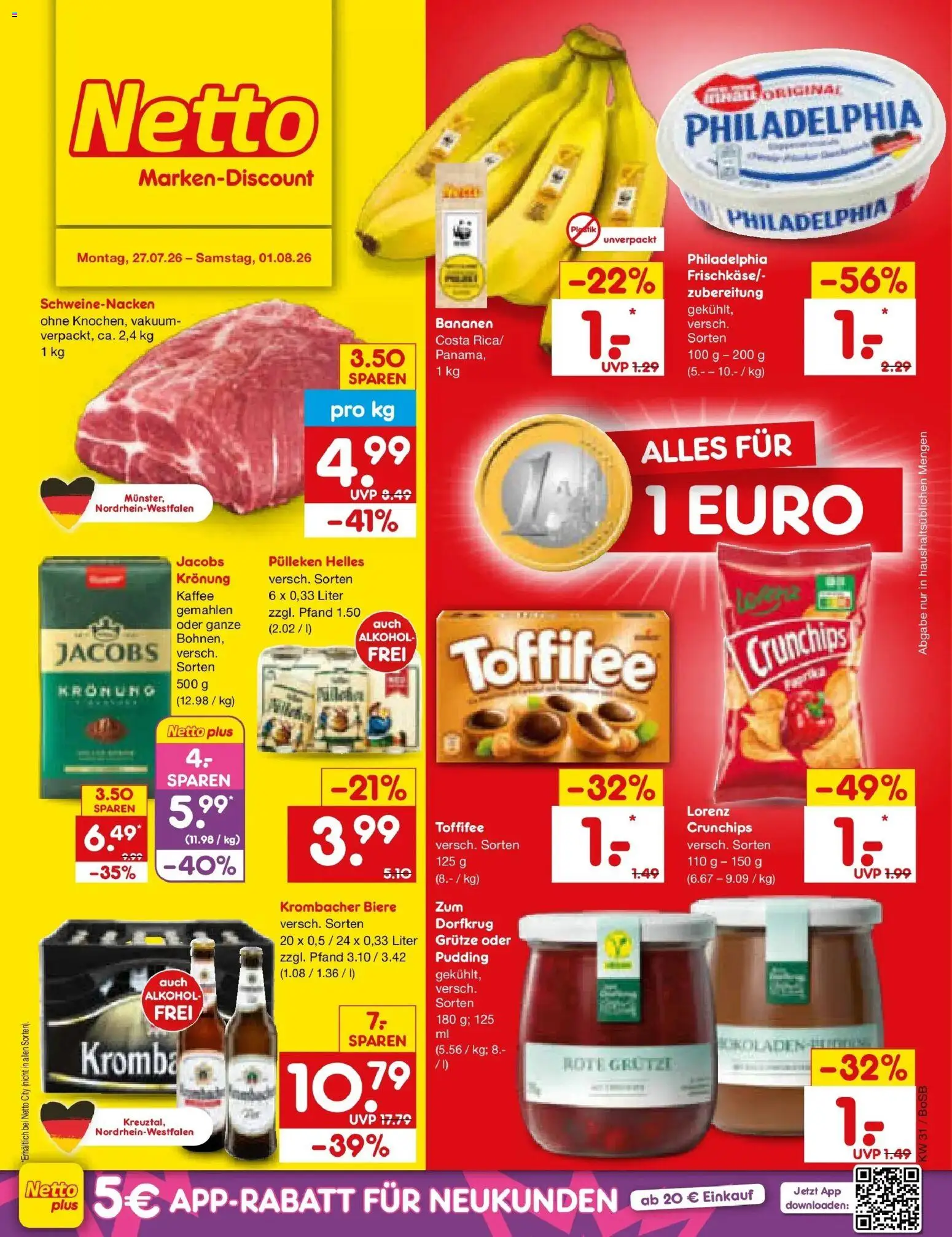 Vorschau von dem Prospekt des Geschäftes Netto Marken-Discount, gültig ab dem 27.07.2026