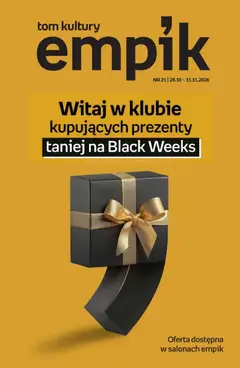 Pogląd gazetki "Empik Black Weeks" ze sklepu Empik ważnej od 28.10.2026