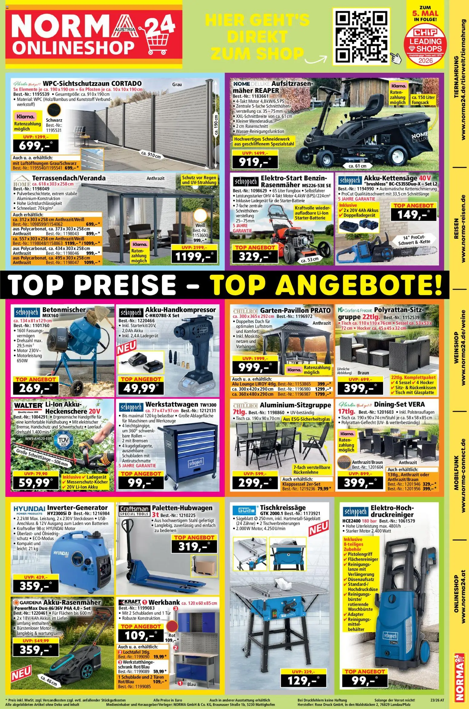 Vorschau der Angebote: Norma Norma Online shop gültig ab 01.06.2026