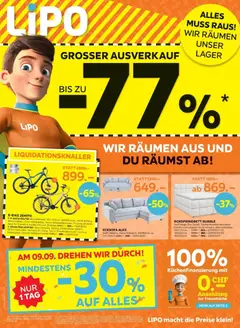 Vorschau des Merkblatts Lipo aktionen vom Shop Lipo gültig von 01.09.2026 bis 14.09.2026