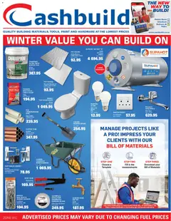 Preview of Cashbuild flyer valid from 22/06/2026