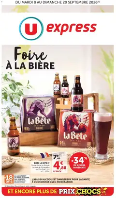 Prévisualisation de Foire À LA BIÈRE du magasin Offres formulaire valide 14/09/2026