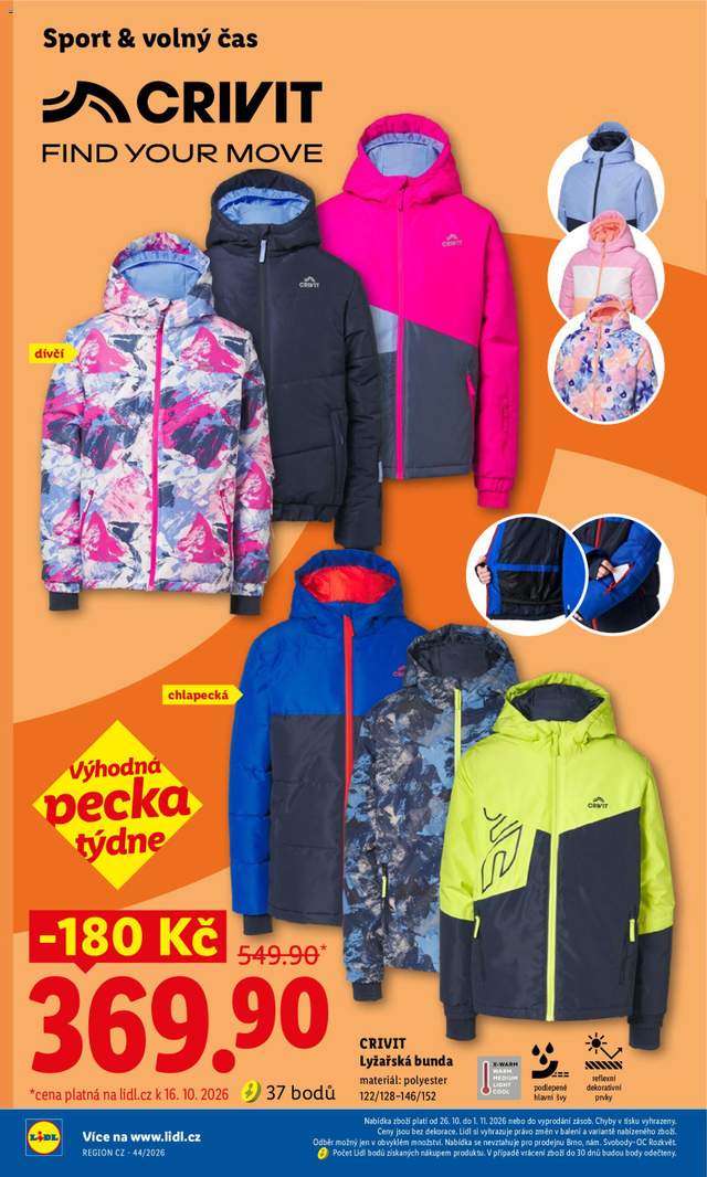 Nový Lidl leták od 26.10.