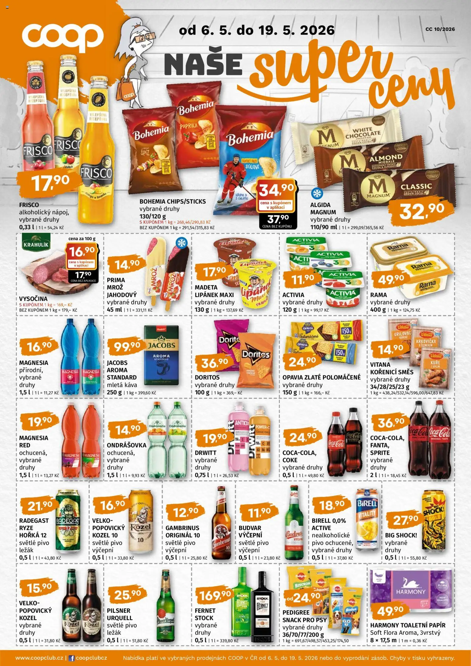 Náhled nabídky: Trefa Trefa leták - COOP naše super ceny platný od 06.05.2026
