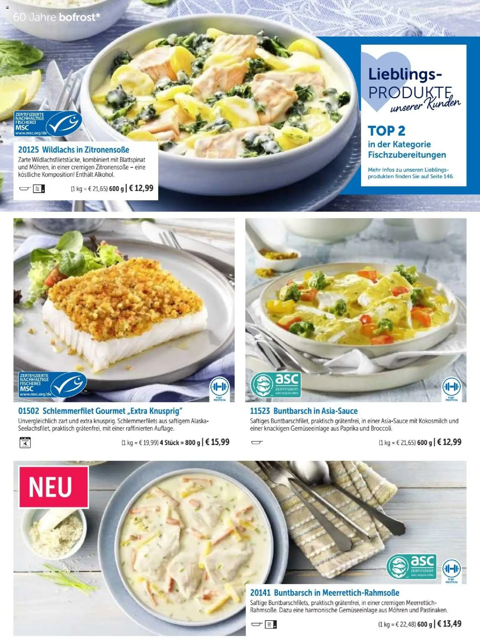 Vorschau von dem Prospekt des Geschäftes Bofrost, gültig ab dem 07.09.2026 - Top, Paprika, Kokosmilch, Mohren