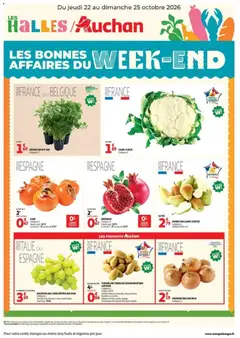 Voorbeeld van Auchan - Bons plans du week end van winkel Auchan geldig vanaf 22/10/2026