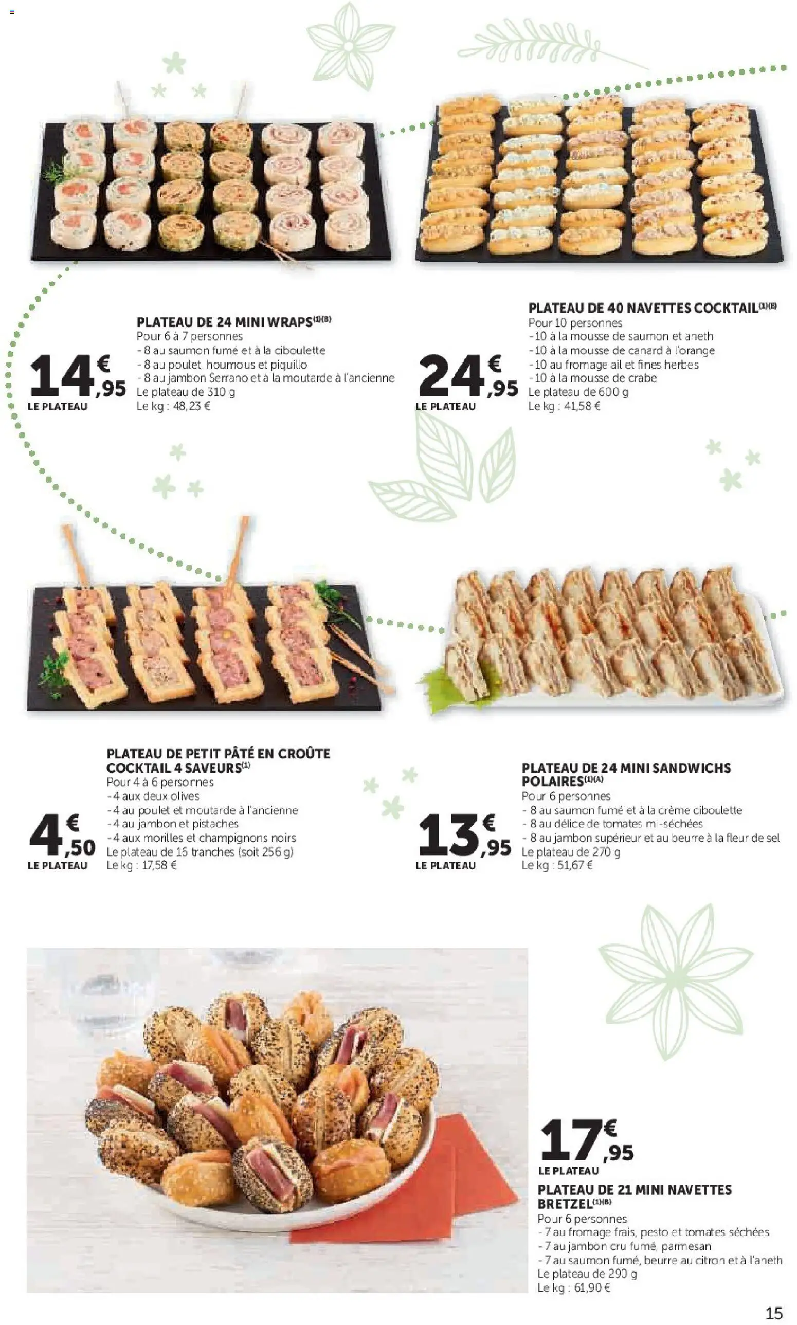 Prévisualisation de Super U - La carte Printemps Été du magasin Super U formulaire valide 03/03/2026 - Fromage, Cocktail, Pesto, Olives, Sel, Jambon Cru, Tomates séchées, Pâté en croûte