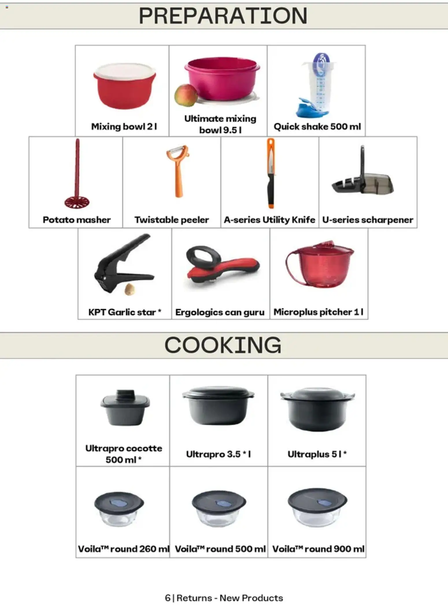 Prévisualisation de Catalogue Tupperware Hiver du magasin Tupperware formulaire valide 01/11/2026