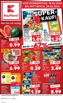 Vorschau von dem Prospekt des Geschäftes Kaufland, gültig ab dem 18.06.2026
