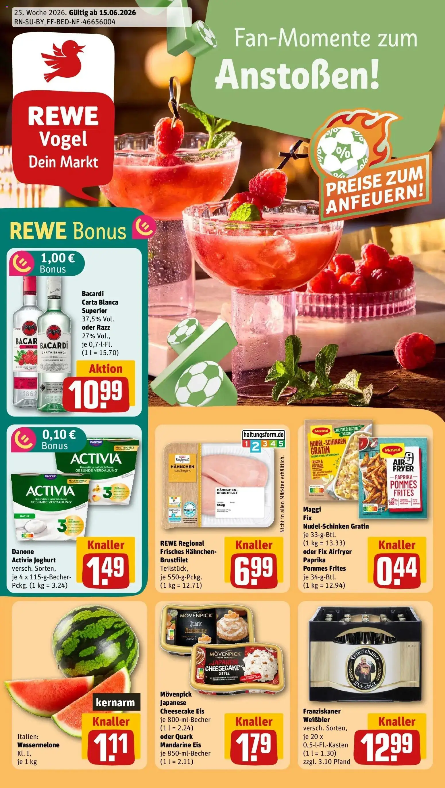Vorschau von dem Prospekt des Geschäftes Rewe, gültig ab dem 14.06.2026