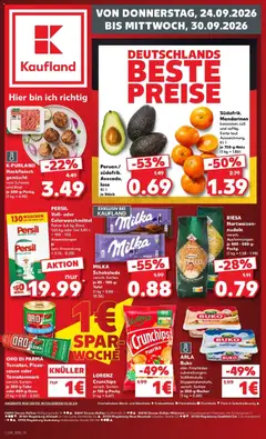 Vorschau von dem Prospekt des Geschäftes Kaufland, gültig ab dem 24.09.2026
