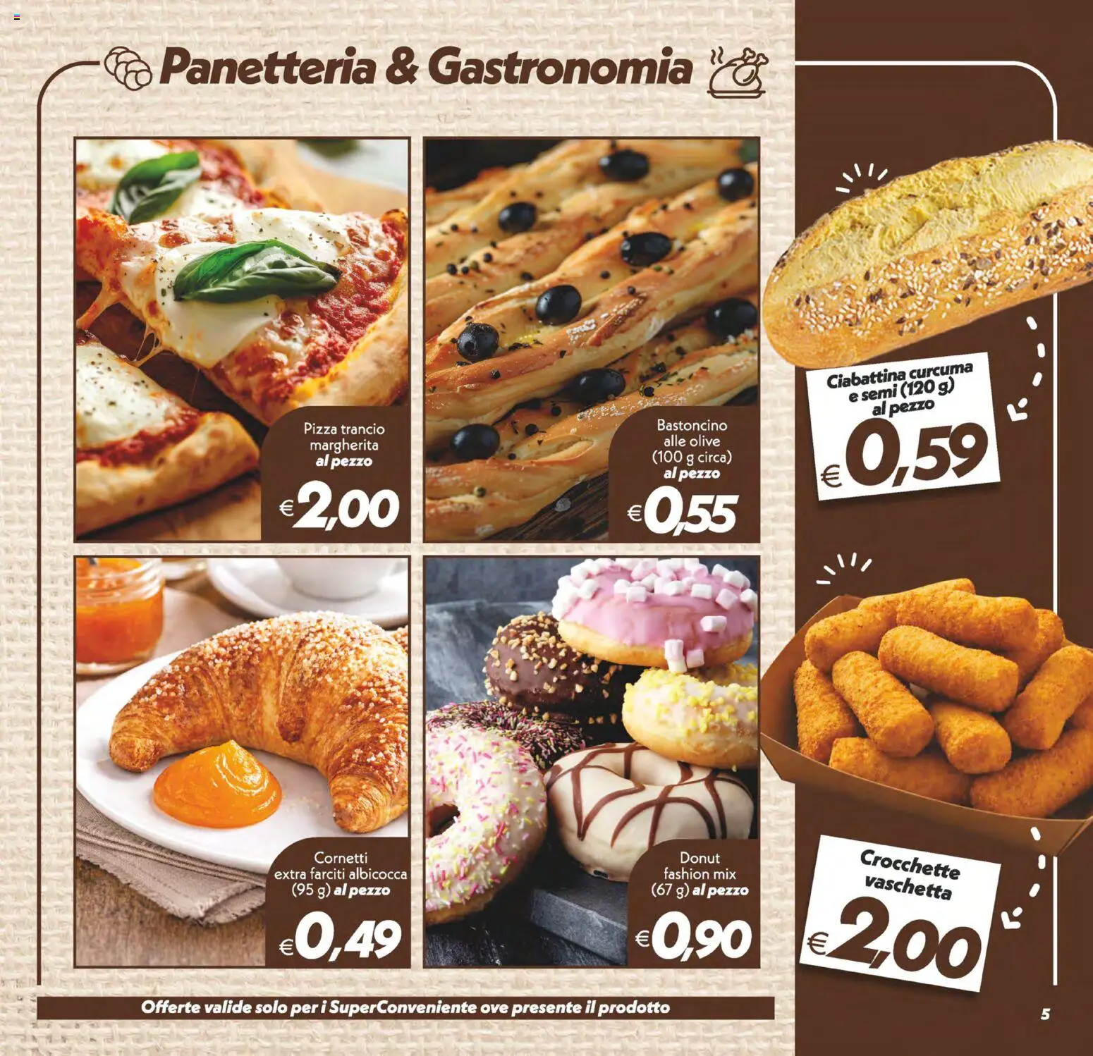 Anteprima dell'opuscolo SuperConveniente volantino Gela, Vittoria dal negozio SuperConveniente valido da 23/10/2026 - Pizza, Olive, Crocchette