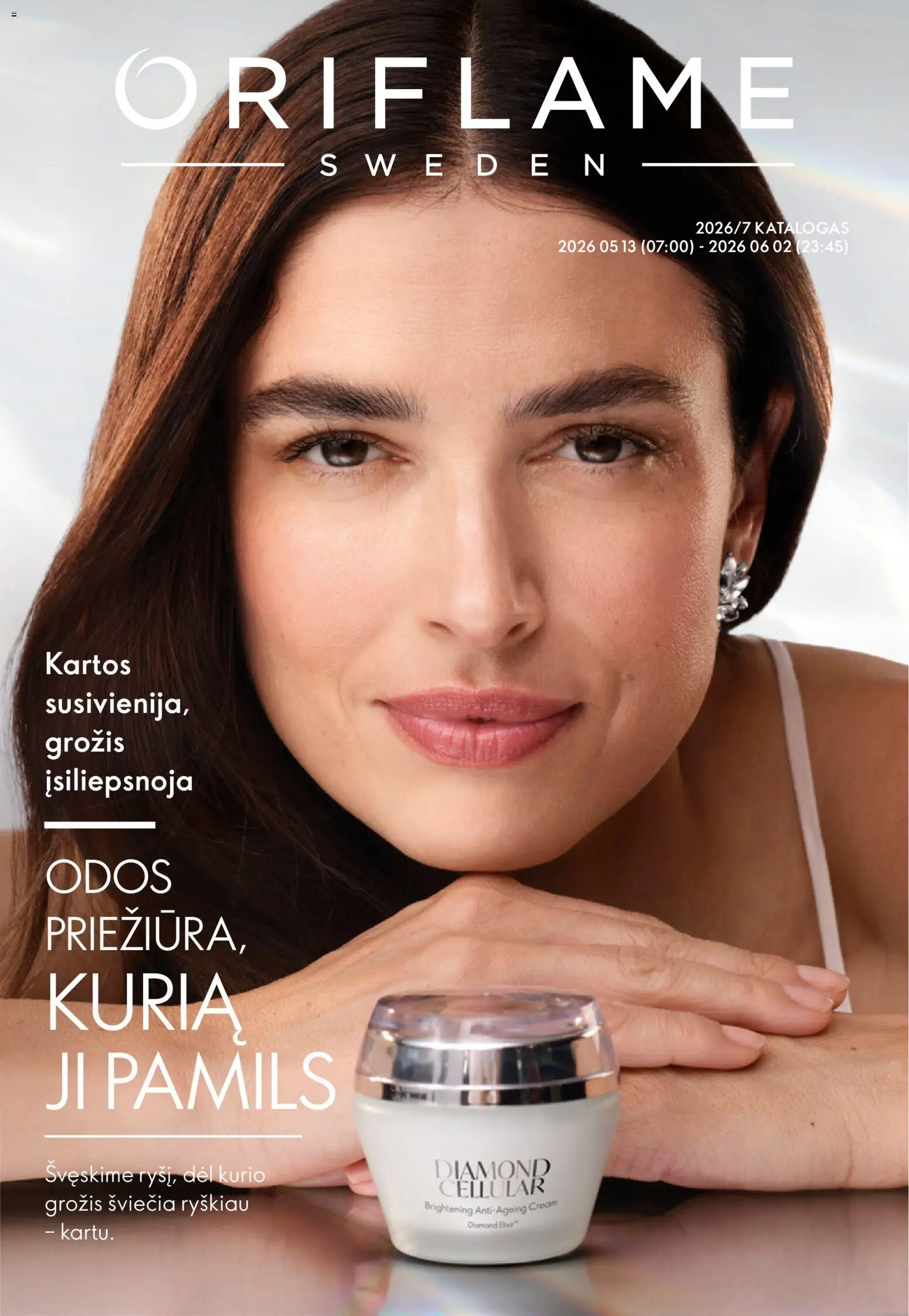 Oriflame parduotuvės leidinio Oriflame katalogas 07 2026 galiojančio nuo 2026.05.13 peržiūra