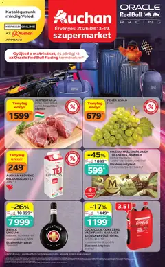 Auchan - Auchan Szupermarket akciós újság megtekintése, amely érvényes 2026.08.13.-től