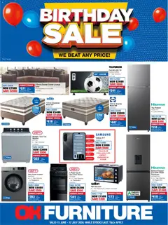 Preview of OK Furniture flyer valid from 15/06/2026