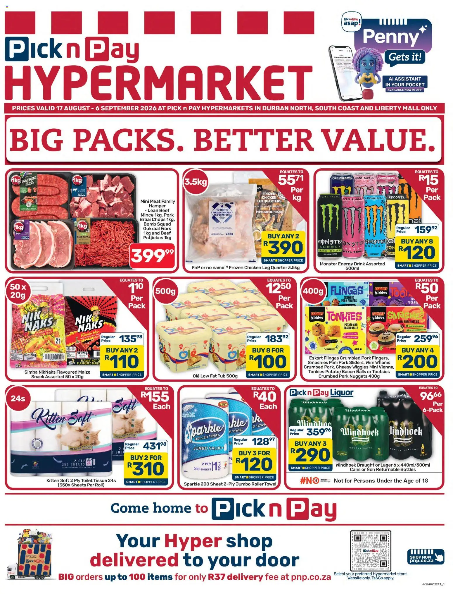 Preview of Pick n Pay flyer valid from 17/08/2026