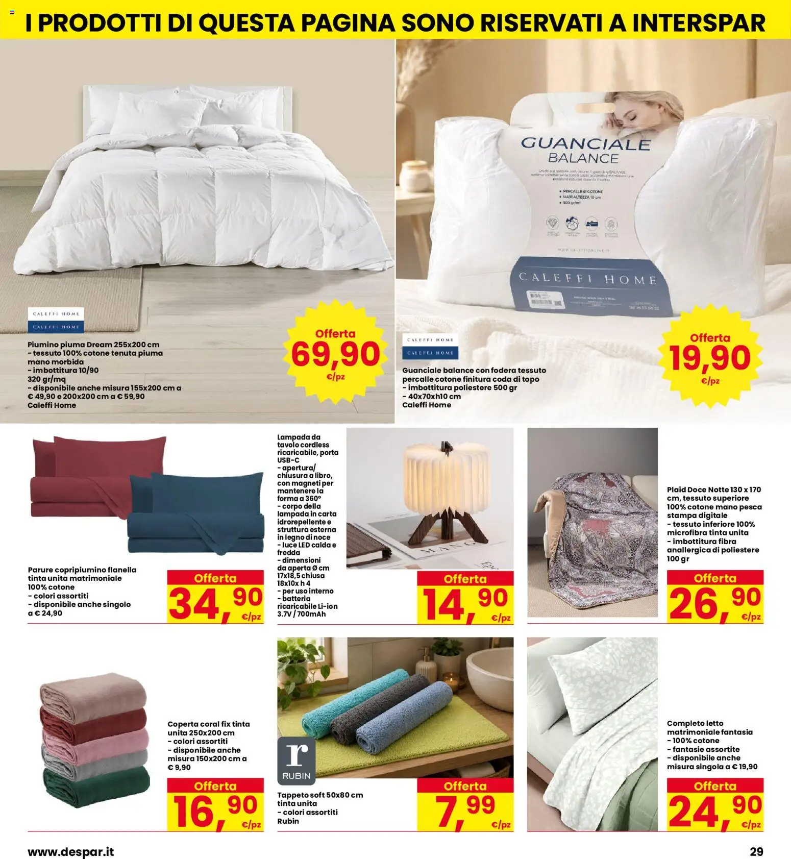 Anteprima dell'opuscolo Eurospar volantino Carpi dal negozio Eurospar valido da 22/10/2026 - Stampa, Pesca, Batteria, Guanciale, Lampada da tavolo, Porta, Tavolo, Copripiumino