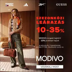 Ajánlatok - Modivo megtekintése, amely érvényes 2026.09.24.-től
