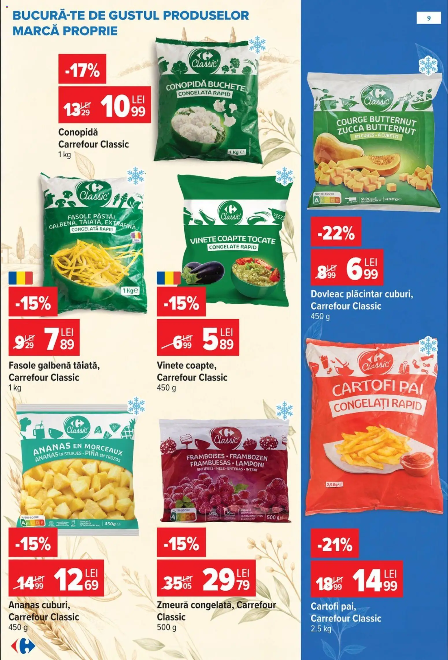 Previzualizarea de cataloage: Carrefour Carrefour Catalog valabil de la 28.10.2026 - Zmeură, Dovleac, Ananas, Cartofi, Conopidă, Carrefour Classic