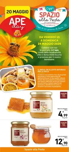 Anteprima dell'opuscolo Spazio Conad volantino Ape Day dal negozio Spazio Conad valido da 15/05/2026