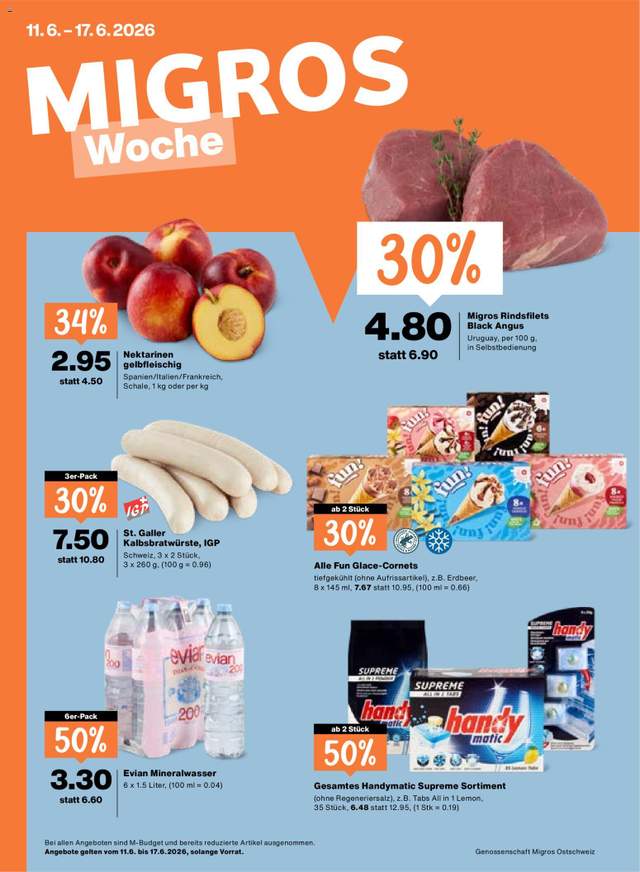 Neue Migros Aktionen ab 11.06.