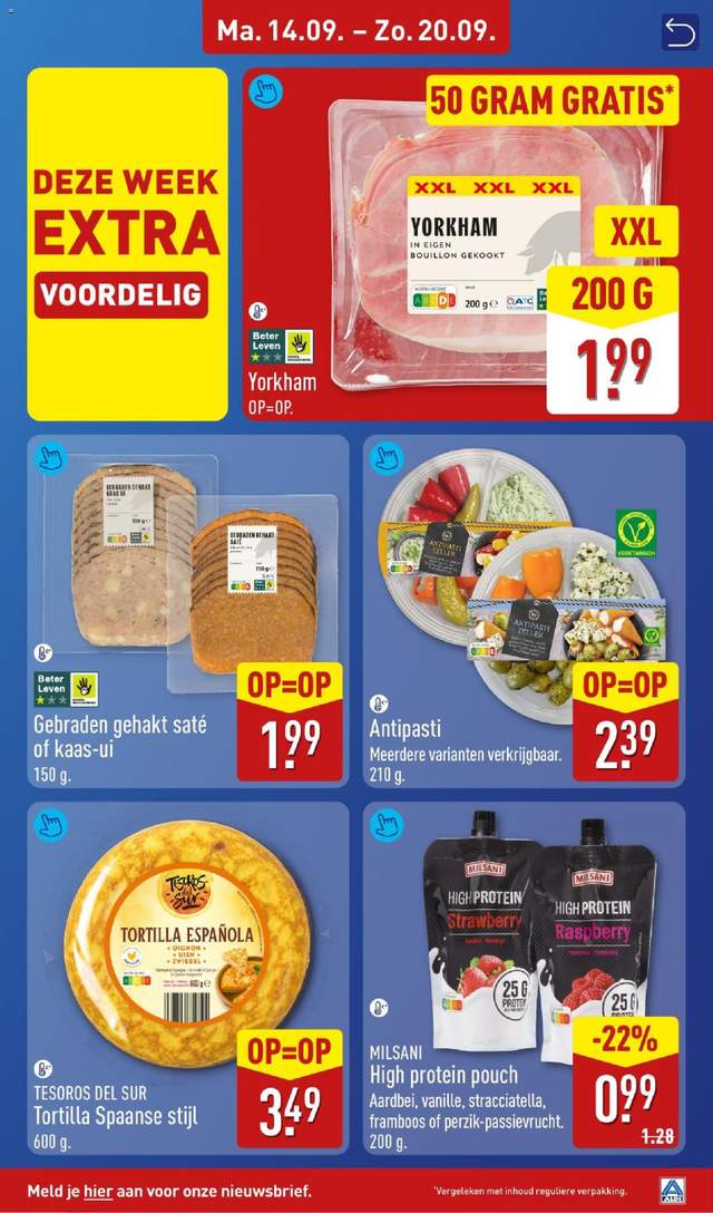 Nieuwe Aldi folder vanaf 14-09