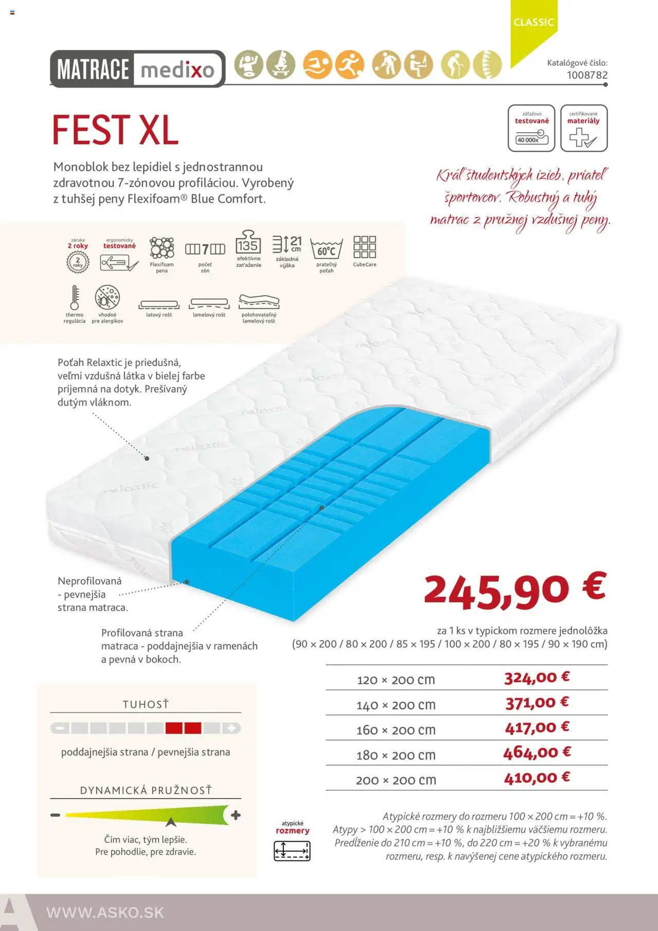 Náhľad ASKO nábytok letáku platného od 05.06.2025 - Matrace, Matrac, Rošt, Pena