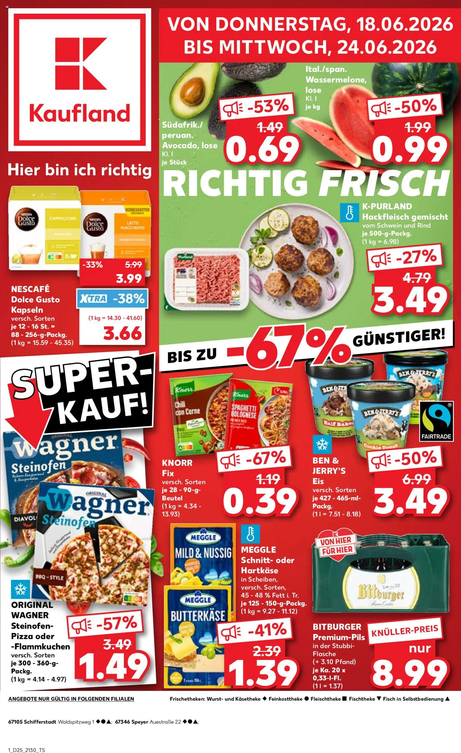 Vorschau von dem Prospekt des Geschäftes Kaufland, gültig ab dem 18.06.2026