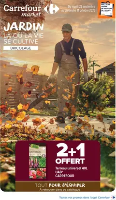 Prévisualisation de Carrefour Market Là ou la vie se cultive du magasin Carrefour Market formulaire valide 22/09/2026