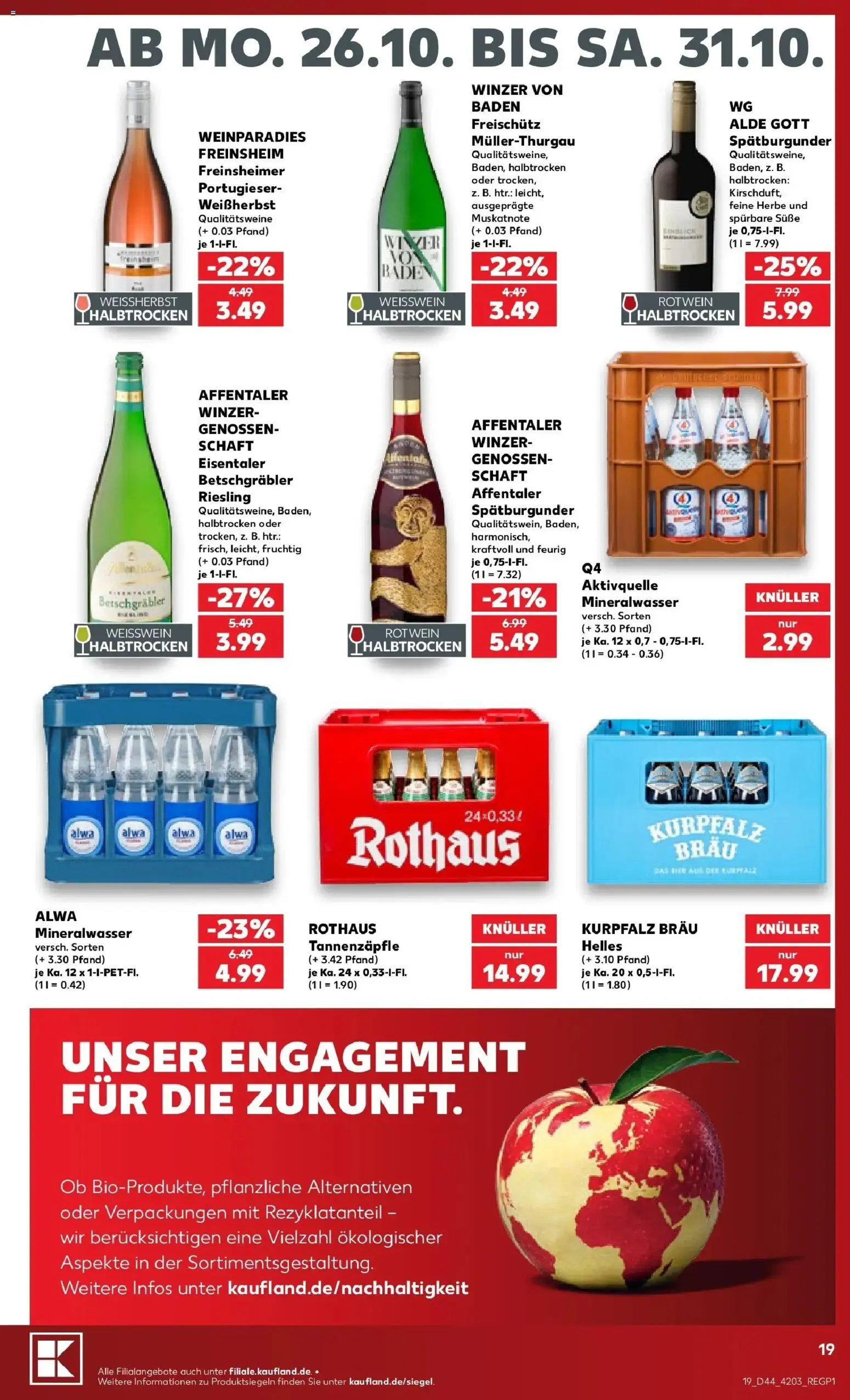 Vorschau von dem Prospekt des Geschäftes Kaufland, gültig ab dem 26.10.2026