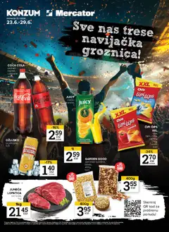 Pregled letka KONZUM katalog trgovine KONZUM vrijedi od 23.06.2026