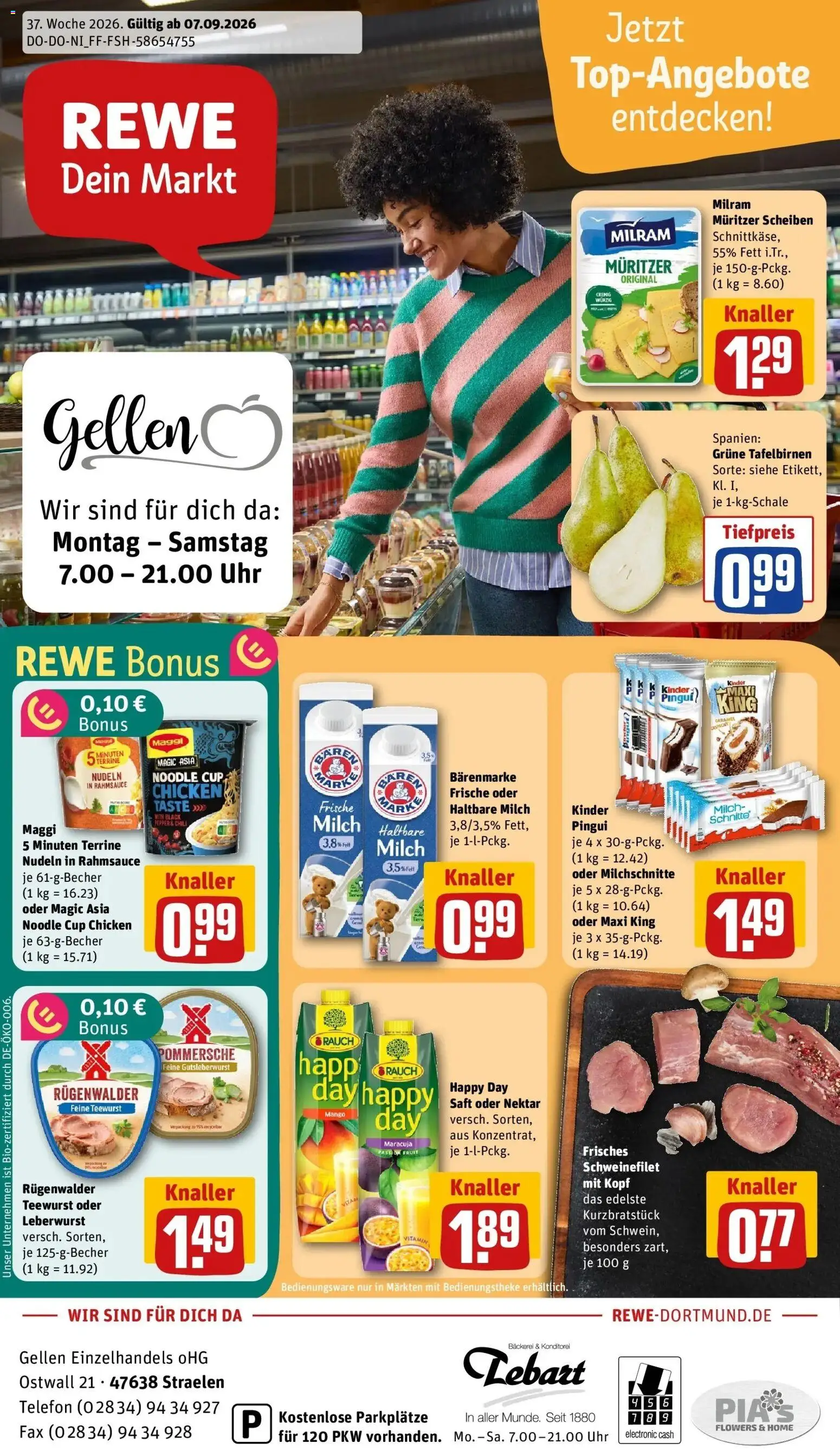 Vorschau von dem Prospekt des Geschäftes Rewe, gültig ab dem 07.09.2026