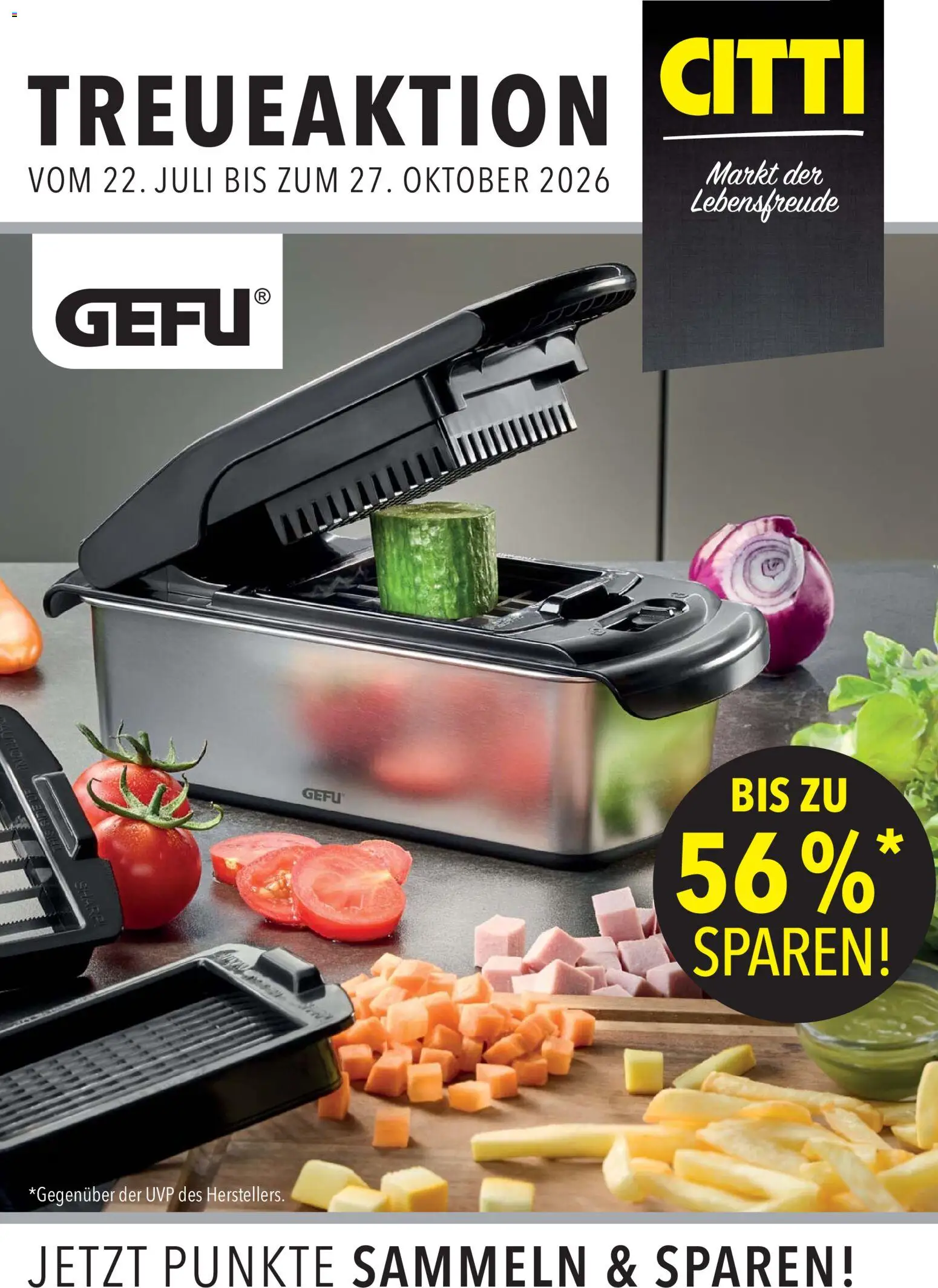 Vorschau von dem Prospekt des Geschäftes CITTI Markt, gültig ab dem 22.07.2026