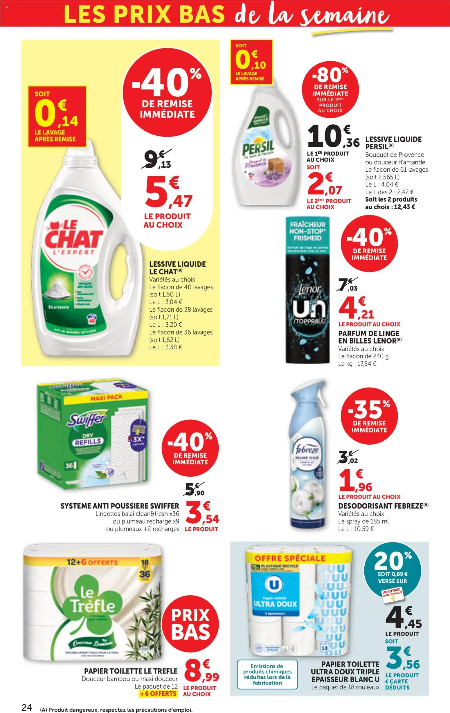 Prévisualisation de bi1 Catalogue la beaute à prix bas du magasin bi1 formulaire valide 01/09/2026 - Parfum, Bambou, Persil, Lessive, Balai, Papier toilette, Lenor, Plumeau