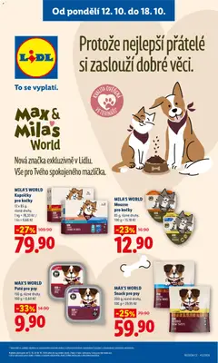 Náhled nabídky: Lidl Lidl leták - Vše pro Tvého spokojeného mazlíčka platný od 12.10.2026