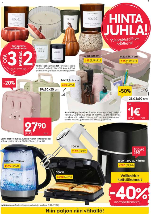 Uusi Rusta tarjouslehti alkaen 27/07
